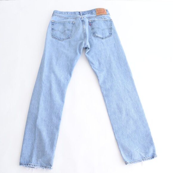 Levi's Light Blue Men's Straight Jeans - Picture 3 of 15